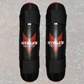 Kitsune Martial Arts Artificial Leather Shin Guards
