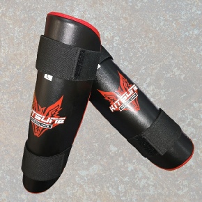 Kitsune Martial Arts Artificial Leather Shin Guards